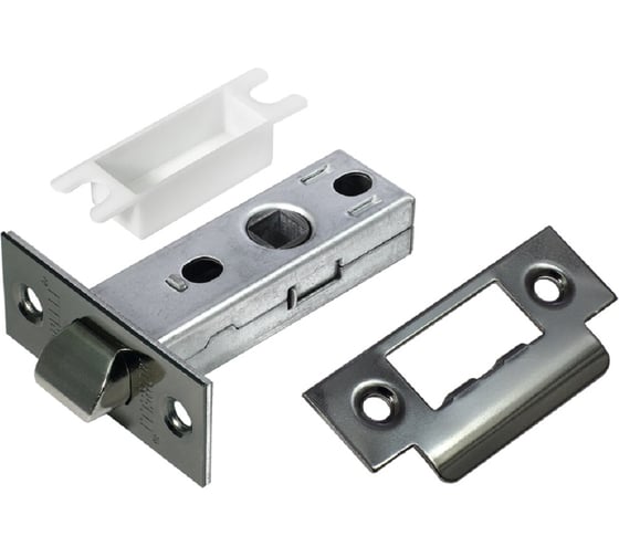 Изображение товара Межкомнатная защелка, замок врезной MORELLI цвет-черный никель L6-45 BN Морелли 9010571