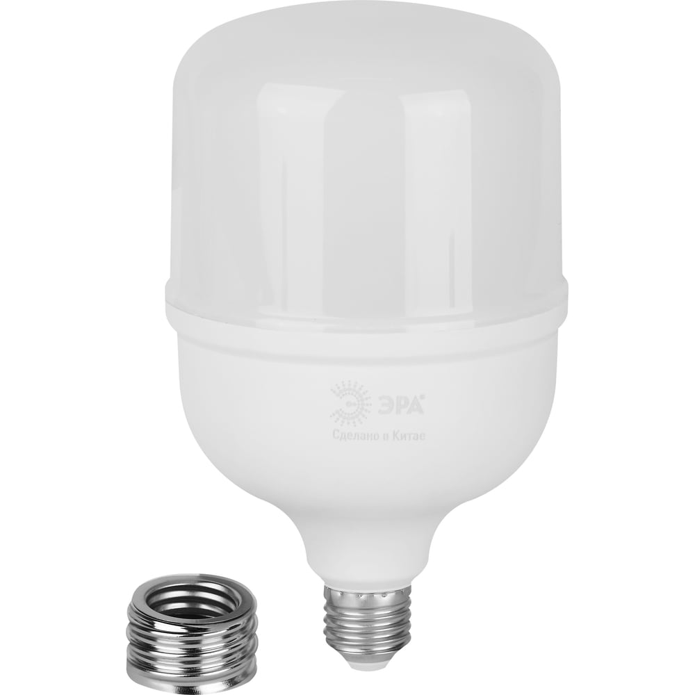 Изображение товара Современная светодиодная лампа ЭРА RED LINE 60 Вт E27/E40 цилиндр нейтральный белый