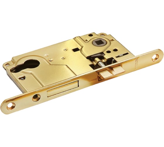 Изображение товара Замок с ригелем под ключевой цилиндр MORELLI цвет-золото L1885 PG 9011250