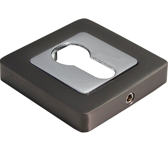 Изображение товара Накладка на ключевой цилиндр MORELLI цвет-графит/хром MH-KH-S55 GR/PC 9011775