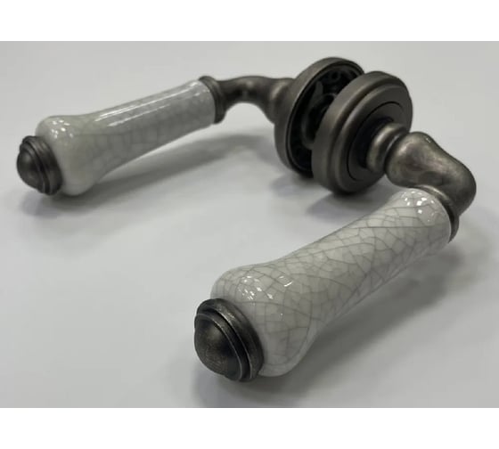 Изображение товара Дверная ручка MORELLI цвет-старое мат.серебро/серый MH-41-CLASSIC OMS/GR 9011394