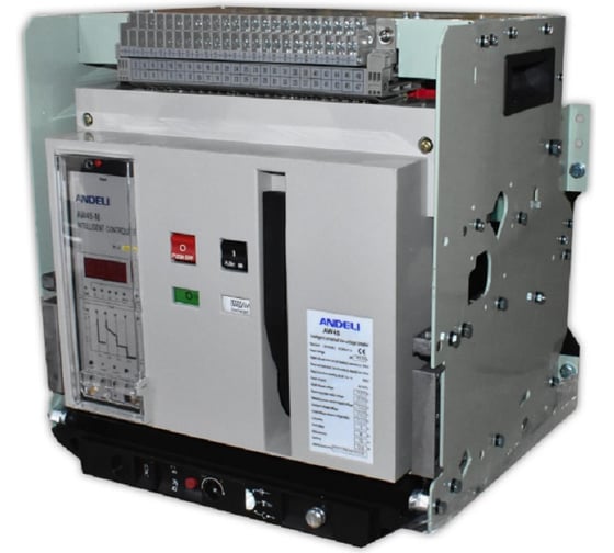 Изображение товара Автоматический выключатель ANDELI AW45-4000/4000A 3P Воздушный Выкатной Выдвижной AC220В тип М ADL06-324