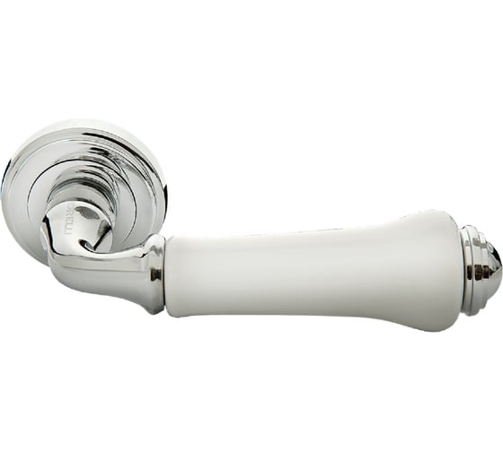 Изображение товара Дверная ручка MORELLI MH-41-CLASSIC PC/W цвет- хром/белый 9011395