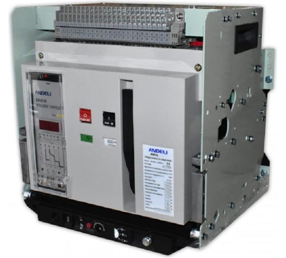 Изображение товара Автоматический выключатель ANDELI AW45-2000/2000A 3P Воздушный Выкатной Выдвижной AC 220В тип М ADL06-310