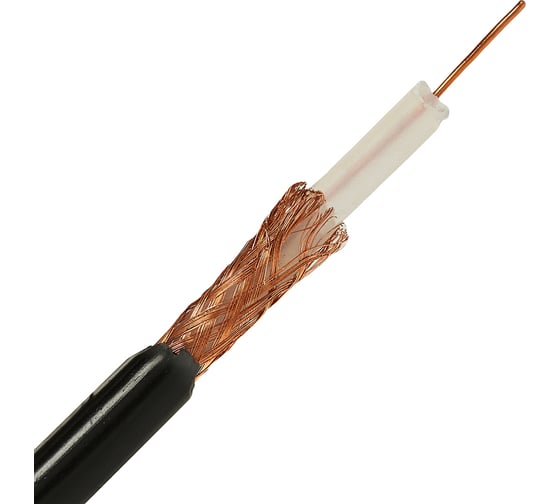 Изображение товара Коаксиальный кабель ELTROS РК 75-4-15, 75 Ом, бухта 200м, черный РК75-130-ELTROS-MP