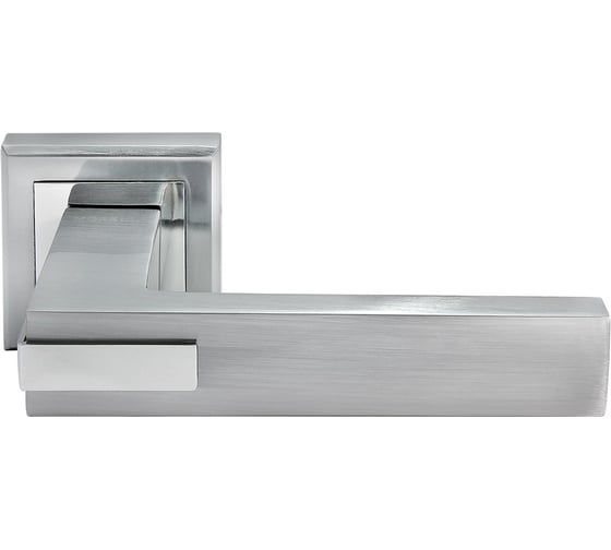 Изображение товара Дверная ручка MORELLI "Jura", цвет-мат.хром/хром  MH-43 SC/CP-S 9011771