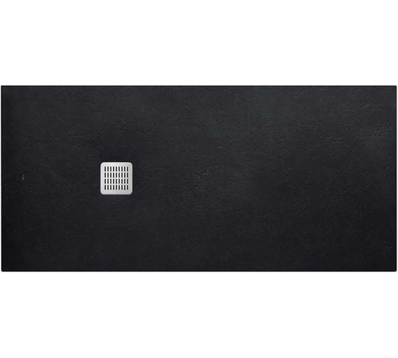 Изображение товара Поддон душевой ROCA TERRAN 160x70 см, с сифоном, материал Stonex, антискользящее покрытие, черный AP1016402BC01400