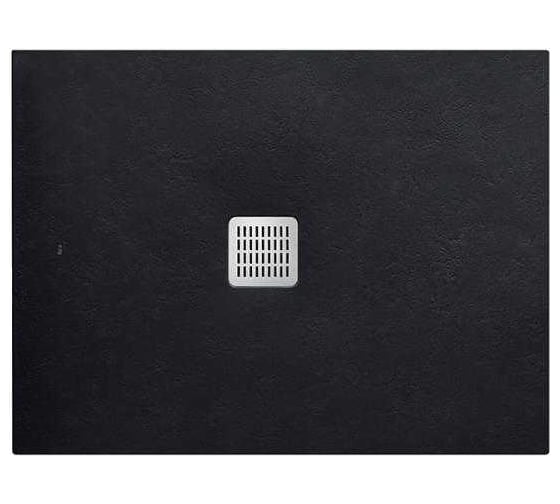 Изображение товара Поддон душевой ROCA TERRAN 120x70 см, с сифоном, материал Stonex, антискользящее покрытие, черный AP1014B02BC01400
