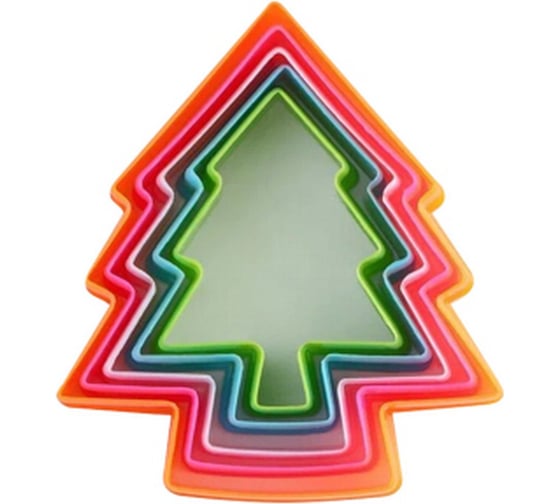 Изображение товара Набор кулинарных форм МУЛЬТИДОМ "Елочка" 5 шт. VL2-296