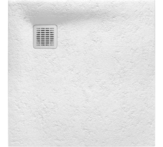 Изображение товара Поддон душевой ROCA TERRAN 90x90 см, с сифоном и решеткой, материал Stonex, антискользящее покрытие AP10338438401100