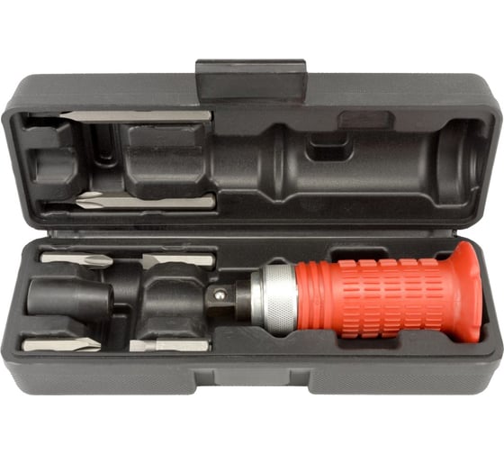 Изображение товара Ударная отвертка протектор АвтоDело 6 насадок футляр 40001 10633