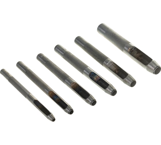 Изображение товара Набор просечек АвтоDело 3.2-8.0 мм в сумке 6 шт. 40416 12069