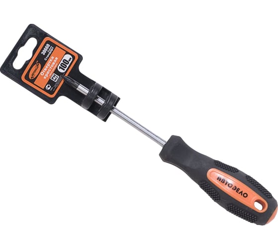 Изображение товара Крестовая отвертка АвтоDело PH2x100 мм на держателе 30660 11722