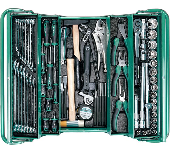 Изображение товара Набор инструмента HONITON в металлическом ящике 68 шт IK-106 В0000000159274