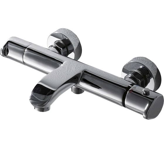 Изображение товара Смеситель-термостат для ванны Bravat WATERFALL короткий нос F673114C-01A-RUS 00-00004757