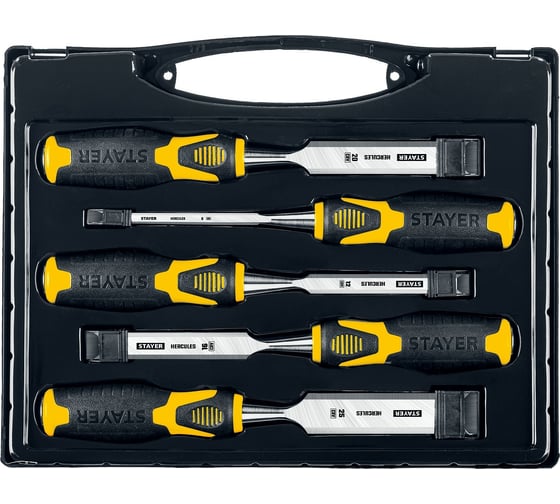 Изображение товара Набор стамесок-долот, 5шт Stayer HERCULES 18205-H5_z01