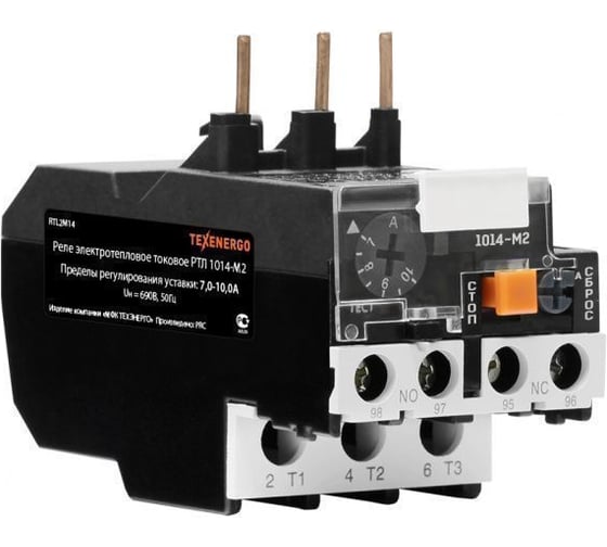 Изображение товара Тепловое реле перегрузки Texenergo РТЛ 1014-М2 7-10А RTL2M14