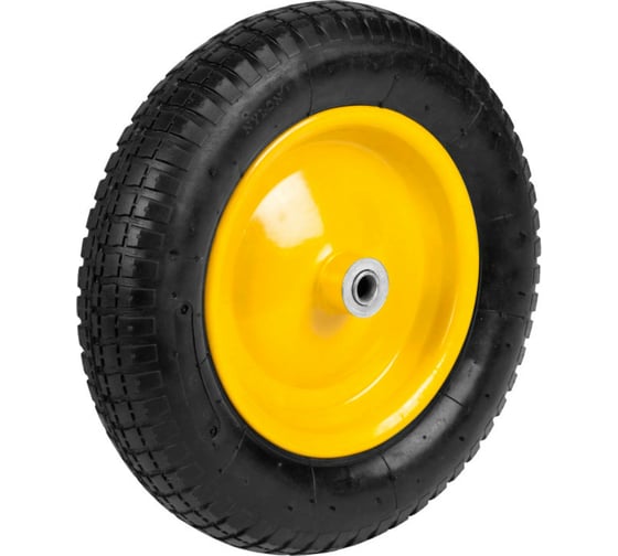 Изображение товара Колесо пневматическое с подшипником 360 мм для тачек 422394/422397/422400 Grinda 422407