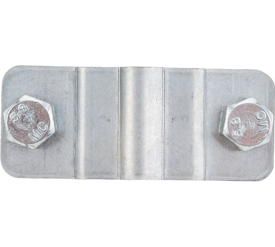 Изображение товара Соединительный зажим EZETEK полоса/пруток — полоса/пруток параллельный, оцинковка 90557