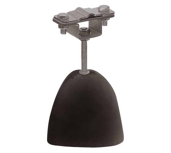 Изображение товара Держатель EZETEK полоса/пруток для плоской кровли, оцинковка с бетоном 71965