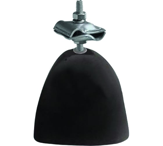 Изображение товара Соединительный держатель-зажим EZETEK круглого проводника 8-10мм, оцинковка с бетоном 71915