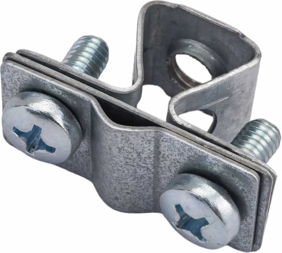 Изображение товара Держатель круглого проводника EZETEK 8-10мм, оцинковка 90021