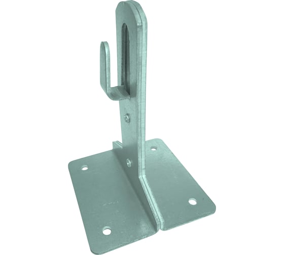 Изображение товара Держатель круглого проводника EZETEK 6-10мм, высота 65мм, оцинковка 91108