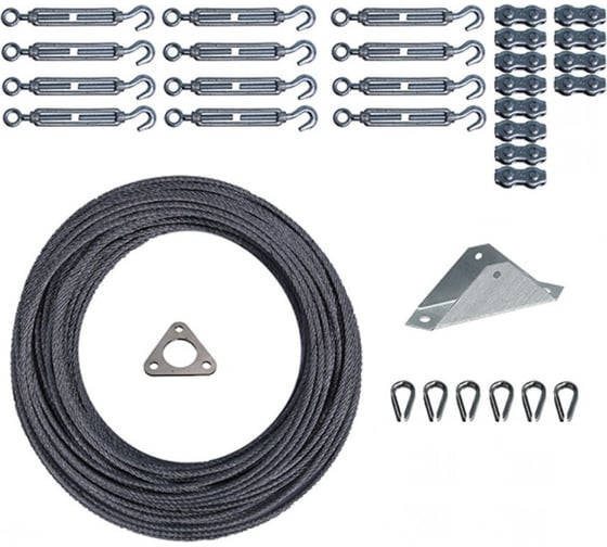 Изображение товара Комплект растяжек EZETEK для мачты молниеприемной СММ 88050