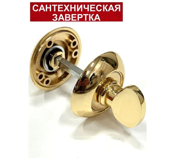 Изображение товара Сантехническая завёртка Rucetti RAP WC PG цвет-золото 9010520