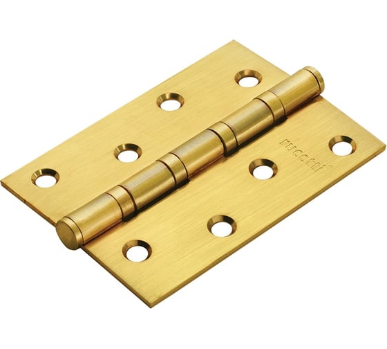 Изображение товара Стальная петля RUCETTI RS 100х70х2.5-4BB SG матовое золото 9010639