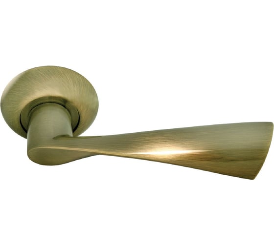 Изображение товара Дверная ручка RUCETTI RAP 1 AB, цвет-бронза 9008763