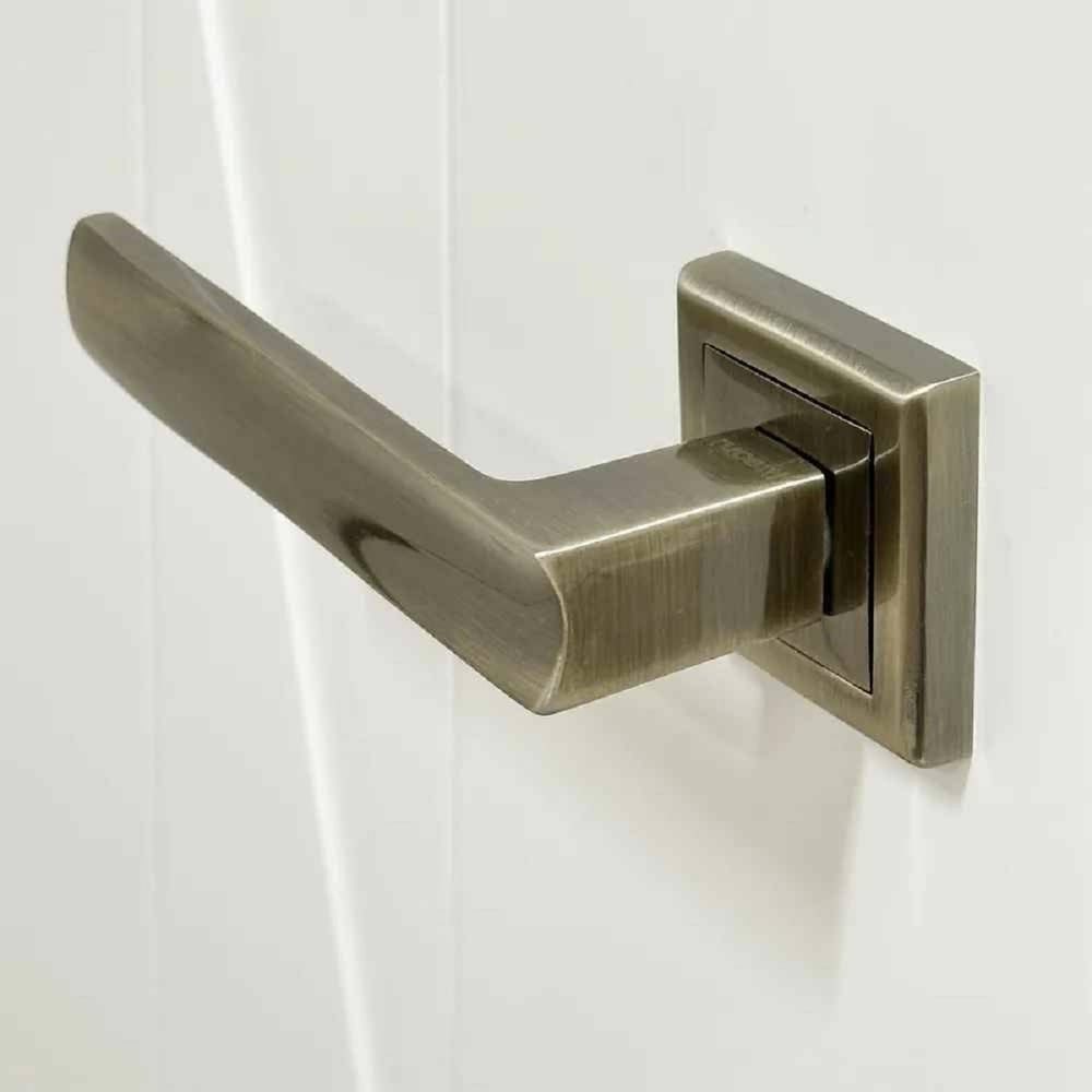 Изображение товара Дверная ручка RUCETTI RAP 14-S AB в цвете бронза