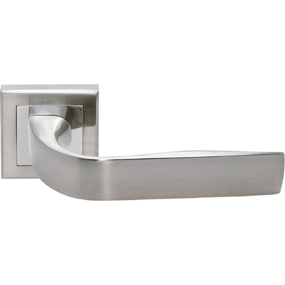 Изображение товара Дверная ручка RUCETTI RAP 15-S SN/CP, цвет-бел. никель/хром 9010466