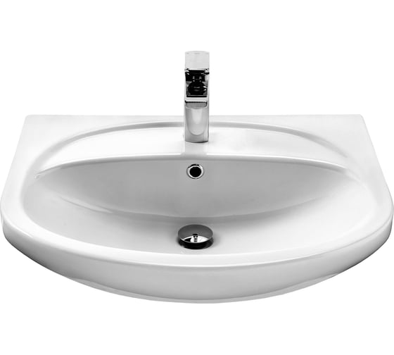 Изображение товара Умывальник DORATIZ Стелла 65 Сантек мебельный, перелив с обрамлением, белый 0302.826