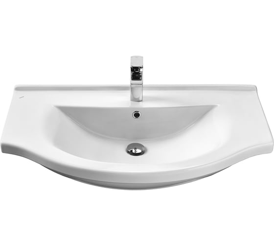 Изображение товара Умывальник DORATIZ Эльбрус 90 Сантек мебельный, перелив с обрамлением, 900х518х200 0302.845