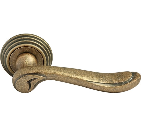 Изображение товара Дверная ручка RUCETTI RAP-CLASSIC-L 6 OMB цвет-старая матовая бронза 9011229
