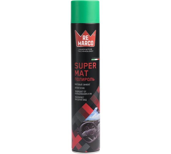 Изображение товара Полироль для пластика авто Re Marco Super Mat 750 мл, Арбуз, аэрозоль RM-817