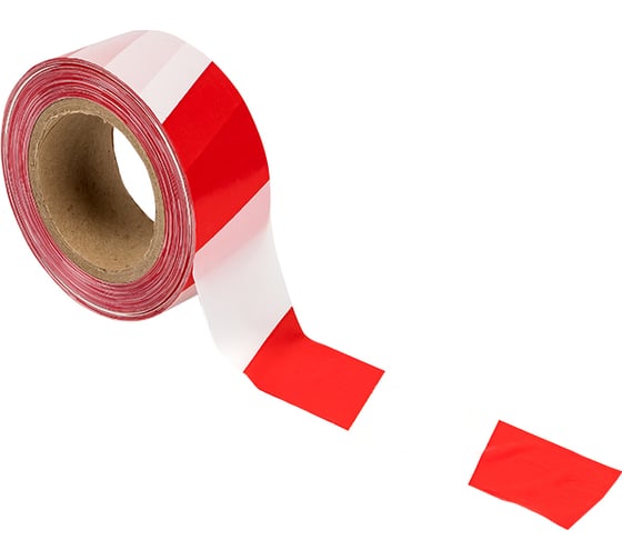 Изображение товара Оградительная лента EKF ЛО Красно-белая 75х100 Basic lo-75x100-bas