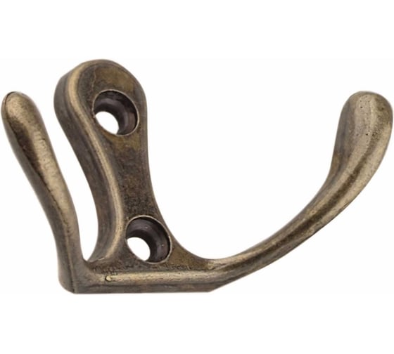 Изображение товара Двойной крючок Trodos 04.11.33 малый, бронза 302034