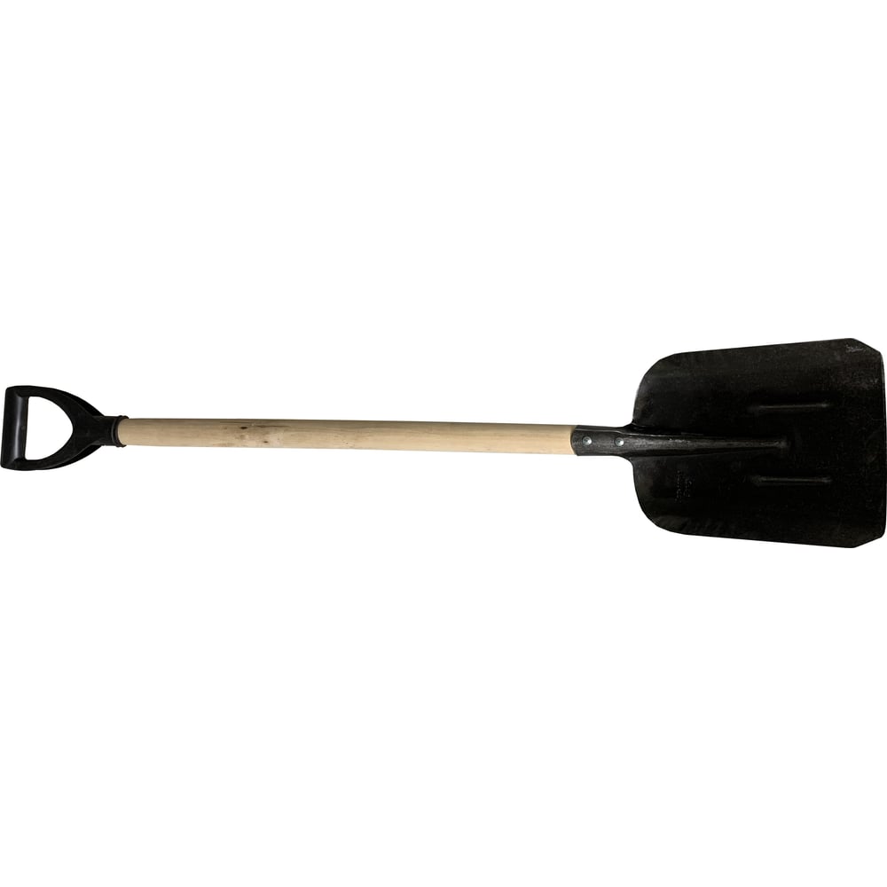 Совковая лопата Gigant лопата совковая рельсовая сталь черенок деревянный с рукояткой клевер окрашенный покрытие мрамор