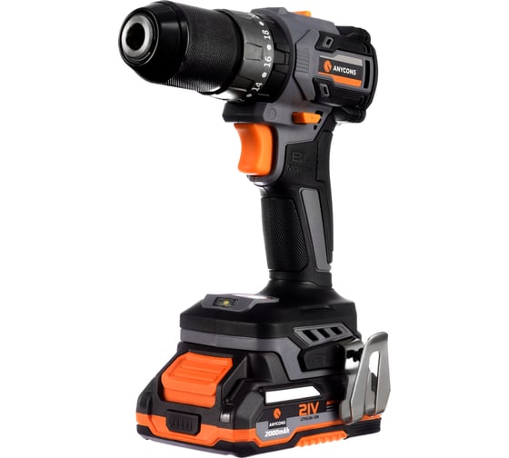 Изображение товара Бесщеточная ударная дрель-шуруповерт Anycons 50Нм, 21В, 1 акб, AC-D21011 5345417