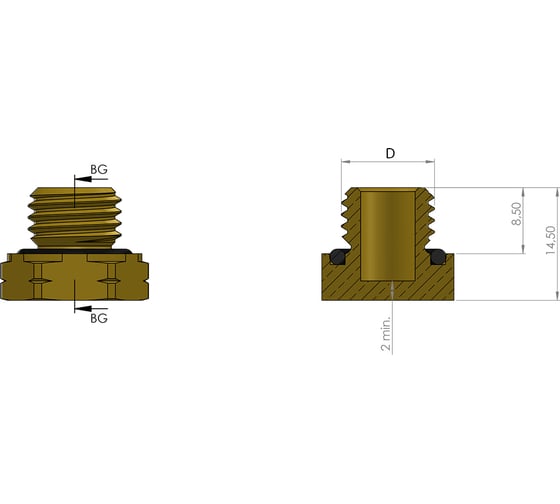 Изображение товара Заглушка M22x1.5 ORPASAN ORP 4822