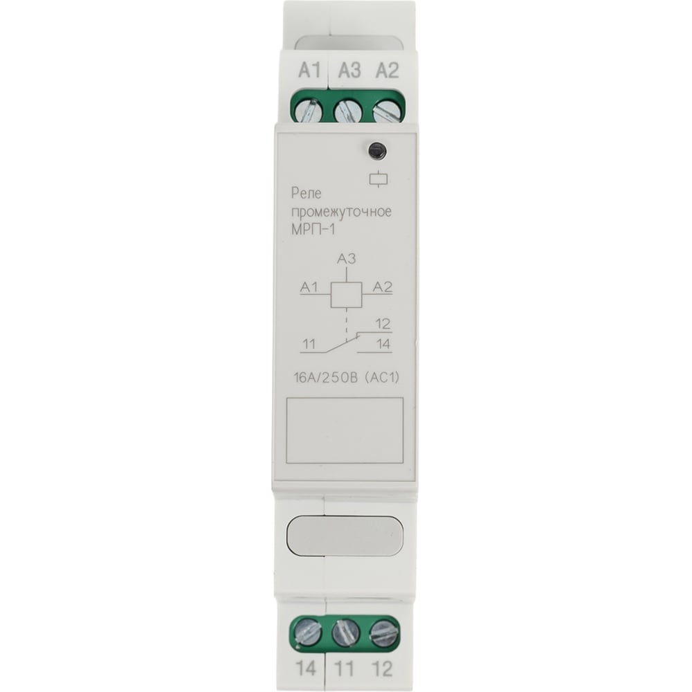 Изображение товара Промежуточное реле Меандр МРП-1 ACDC24В/AC230В 1 модуль 16 А IP20