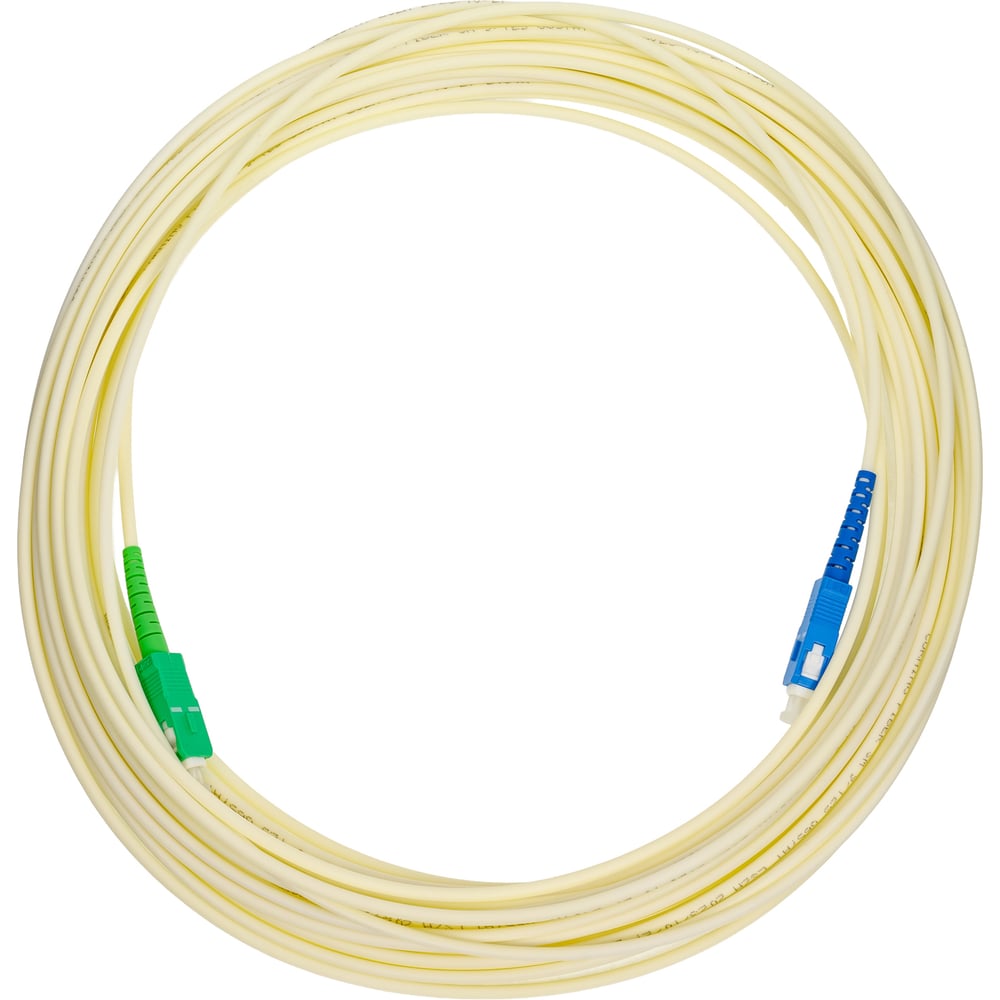 Изображение товара Оптический патч-корд TopLAN симплексный SC/UPC-SC/APC 15м