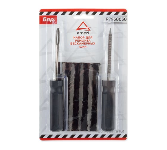 Изображение товара Набор для ремонта бескамерных шин ARNEZI 5пр. 00-01126269