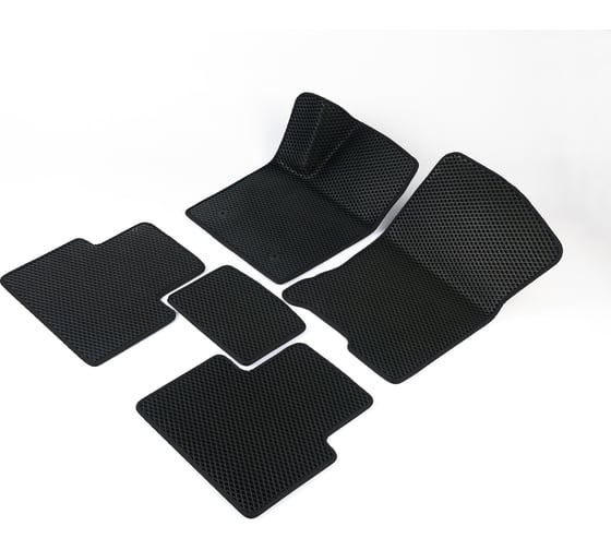 Изображение товара Автомобильные коврики Vicecar ЭВА c 3д лапкой для Subaru Forester V 2018 - 2024 (левый руль) (Cубару Форестер) ЕВА EVA без разреза DL43032-черный