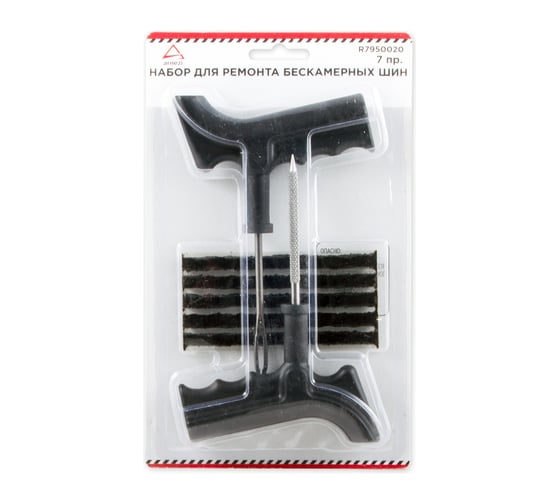 Изображение товара Профессиональный набор для ремонта бескамерных шин ARNEZI 7пр. 00-01021446