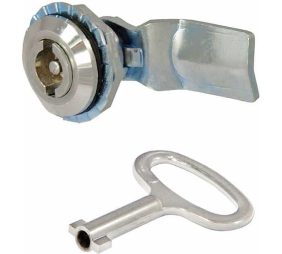 Изображение товара Замок щитовой НАЮ MS-705-2 ключ бабочка ригель изогнутый 'MS-705-2