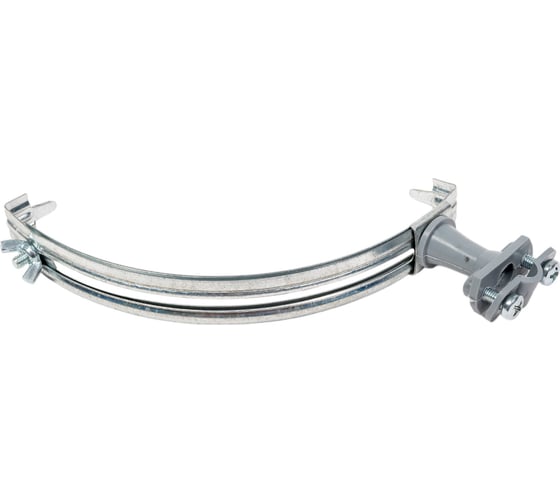 Изображение товара Держатель круглого проводника EZETEK 6-10мм для конька, серый, оцинковка 90037