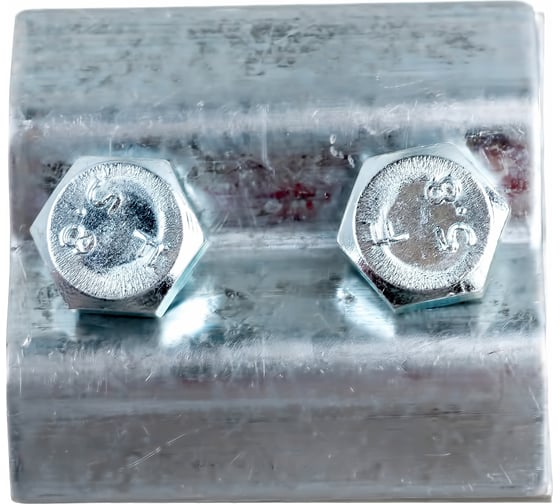 Изображение товара Соединительный зажим круглого проводника EZETEK 8-10мм параллельный, оцинковка 74426